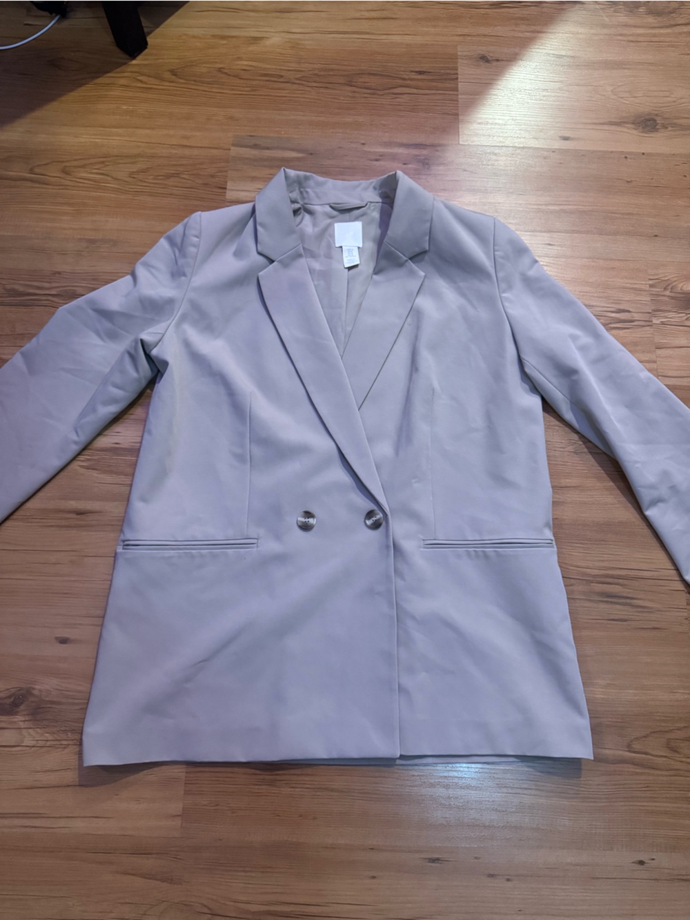 H&M Double-Breasted beige Blazer